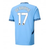 Dres Manchester City Kevin De Bruyne #17 Domáci 2024-25 Krátky Rukáv